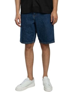 Carhartt Single Knee Denim Shorts - Blue