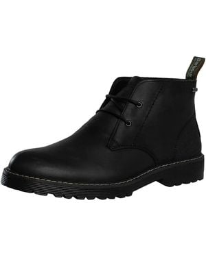 Barbour Maxwell Chukka Leather Boots - Black