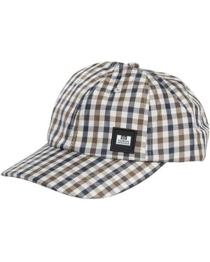 Weekend Offender Mid House Check Cap - Natural