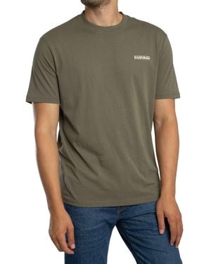 Napapijri Relaxed Small Box Logo T-shirt - Green