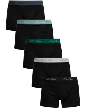Calvin Klein 5 Pack Trunks - Black
