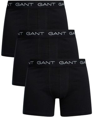 GANT 3 Pack Boxer Briefs - Black