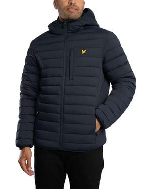 Lyle & Scott Stretch Lightweight Quilted Jacket - Blue