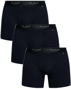 Ted Baker 3 Pack Boxer Briefs - Blue