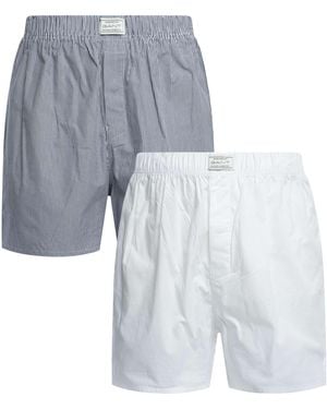 GANT 2 Pack Woven Boxers - Grey