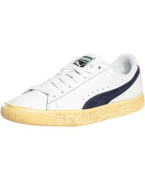 PUMA Clyde Vintage Leather Sneakers - Multicolour