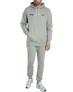 Ellesse Traccota Pullover Hoodie Tracksuit - Grey