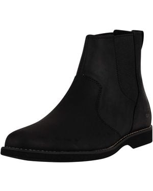 Timberland Woodhull Leather Chelsea Boots - Black