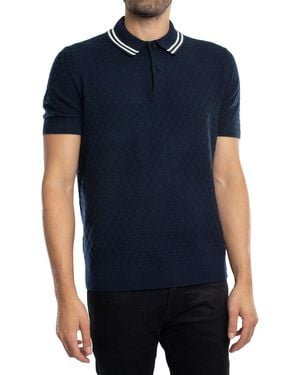 Ted Baker Regular Stitched Polo Shirt - Blue