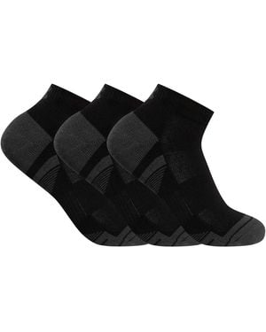 Under Armour 3 Pack Performance Tech Low Cut Socks - Black
