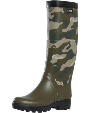 Aigle Benyl Wellington Boots - Green