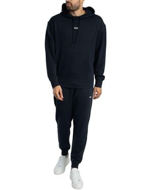BOSS Wesmall Hooded Tracksuit - Blue