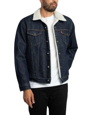 Levi's Type 3 Sherpa Trucker Jacket - Blue