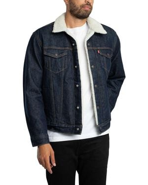 Levi's Type 3 Sherpa Trucker Jacket - Blue