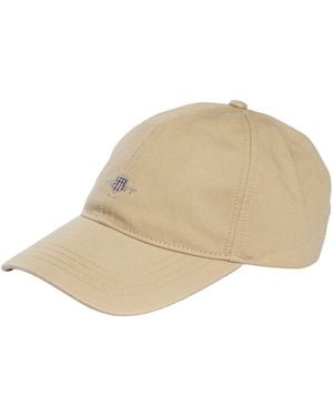GANT Shield Cotton Twill Cap - Natural