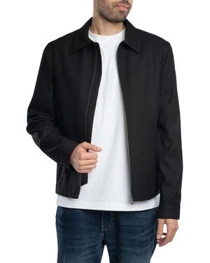 Ted Baker Henry J Wool Blend Harrington Jacket - Black