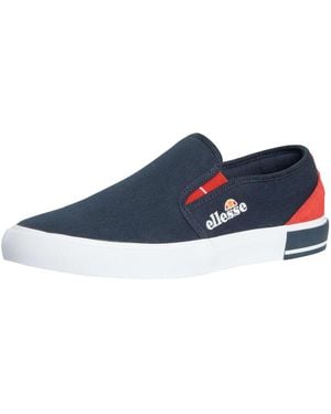 Ellesse Prazzo Text Am Slip On Trainers - Blue