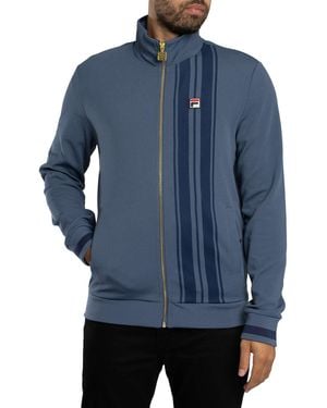 Fila Dante Printed Stripe Track Jacket - Blue