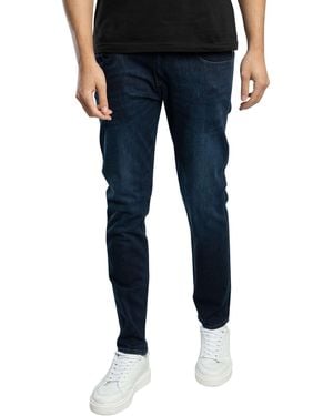 Replay Men's Anbass Slim-fit Hyperflex Jeans Made Of Recycled Material With Stretch - Blue