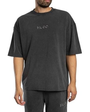 HUGO Delw Logo T-shirt - Black