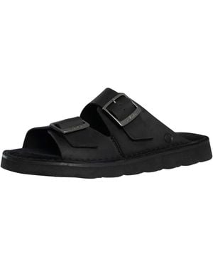 Clarks Solsbury Strap Sandals - Black