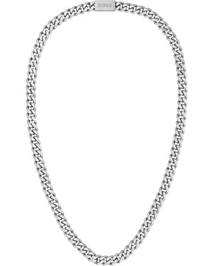 BOSS Curb Chain Necklace - Multicolour