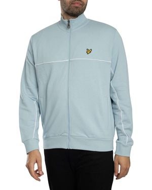 Lyle & Scott Piped Full Zip Track Jacket - Blue