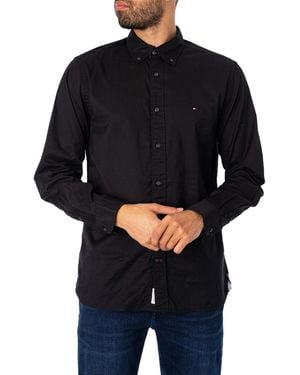 Tommy Hilfiger Core Flex Poplin Shirt - Blue