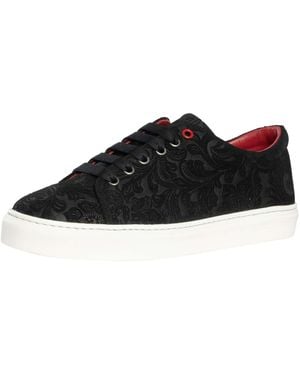 Jeffery West Petunia Suede Trainers - Black