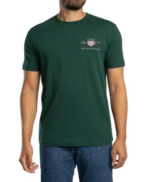 GANT Regular Archive Shield T-shirt - Green
