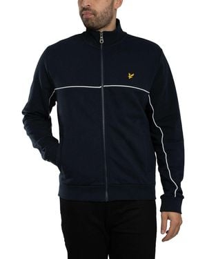 Lyle & Scott Piped Full Zip Track Jacket - Blue