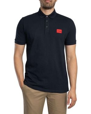 HUGO Dereso222 Slim Polo Shirt - Blue