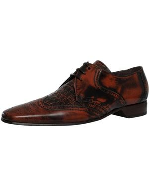 Jeffery West Leather Derby Shoes - Brown