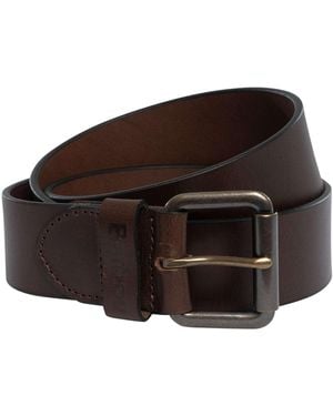 Barbour Allanton Leather Belt - Brown