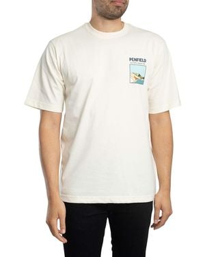 Penfield Block Landscape Graphic T-shirt - White