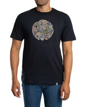 Pretty Green House Paisley Logo T-shirt - Black
