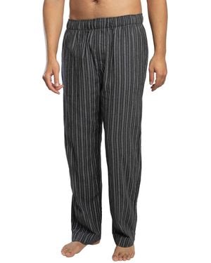 Calvin Klein Striped Pyjama Pants - Grey