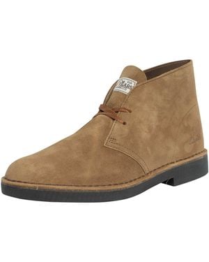 Clarks Suede Desert Evo Boots - Brown