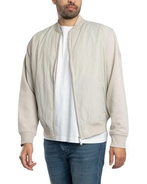 BOSS Ze Smartcore Bomber Jacket - White