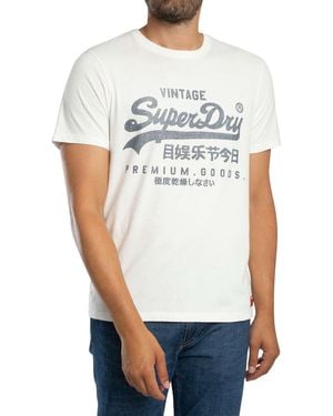Superdry Vintage Logo Classic T-shirt - White