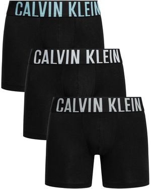 Calvin Klein 3 Pack Intense Power Boxer Briefs - Black