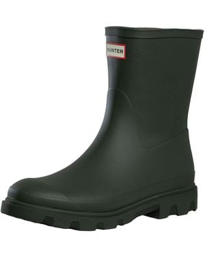 HUNTER Downpour Short Wellington Boots - Green