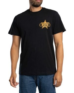 Deus Ex Machina Gumshoe Back Graphic T-shirt - Black