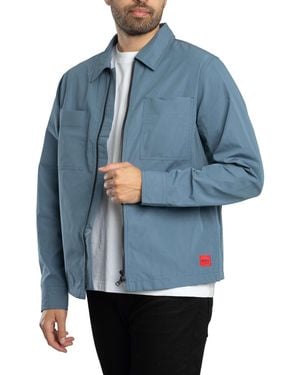 HUGO Evalom Overshirt - Blue