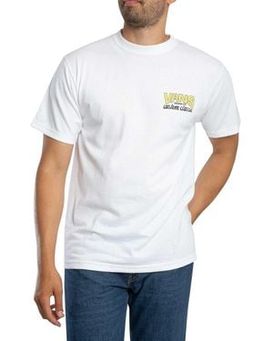 Vans Shop Front Back Graphic T-shirt - White