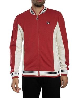 Fila Settanta Baseball Jacket - Red