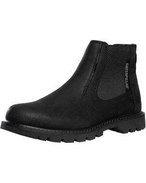 Caterpillar Colorado 2.0 Chelsea Leather Boots - Black