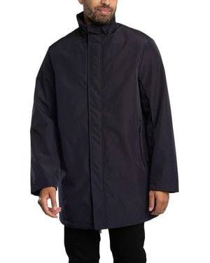 ARMANI EXCHANGE Box Logo Trech Coat - Blue