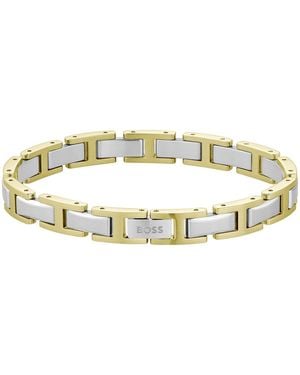 BOSS H-link Cuff Logo Clasp - Metallic