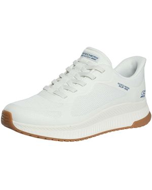 Skechers Slip-ins Bobs Sport Squad Chaos 4 Trainers - White